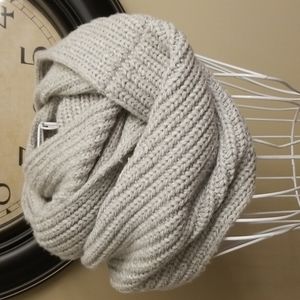 J. Crew grey infinity scarf